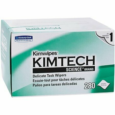 BSC PREFERRED Kimwipes 1-Ply 4.4 x 8.4'' Low Lint Wipers, 30PK S-8115